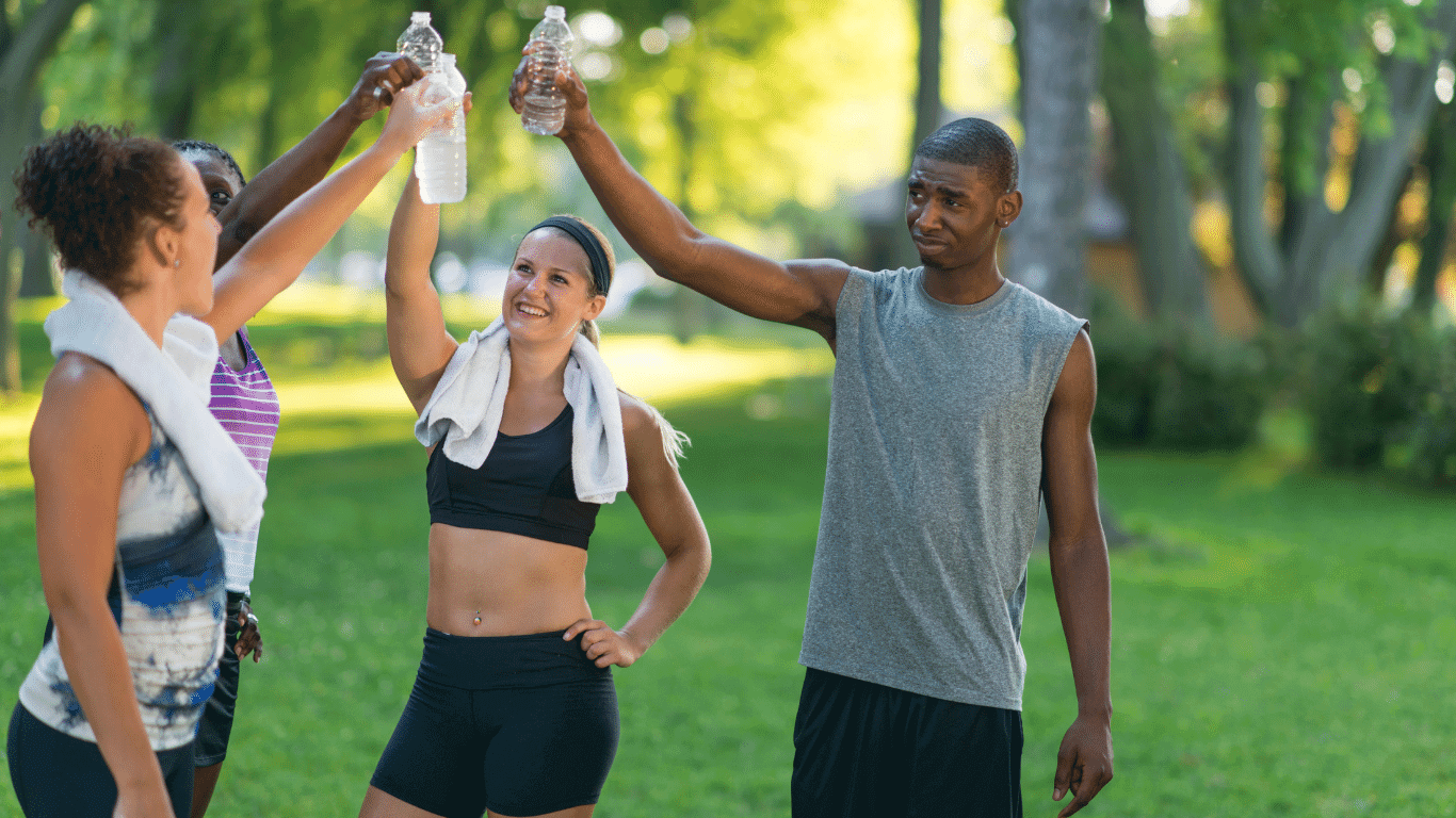 DON’T Drink too much during exercise